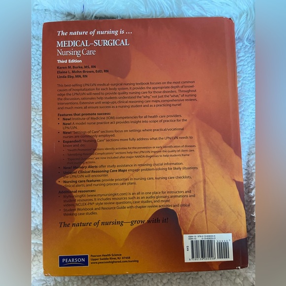 Karen M. Burke and 2 more
Medical Surgical Nursing Care (3rd Edition) - Picture 3 of 7